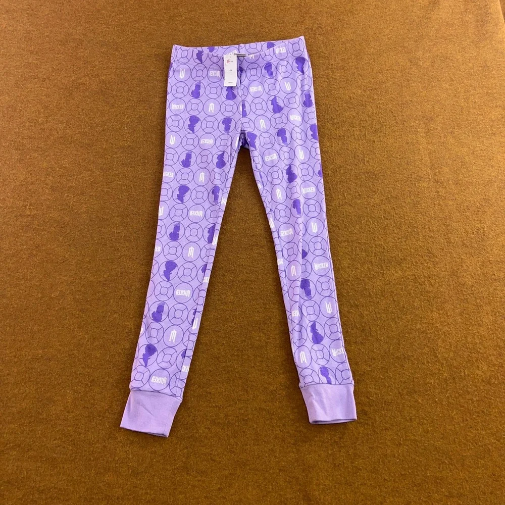 The Children's Place Girls 10 Purple Wicked & Black Leggings 2 Piece Set New
